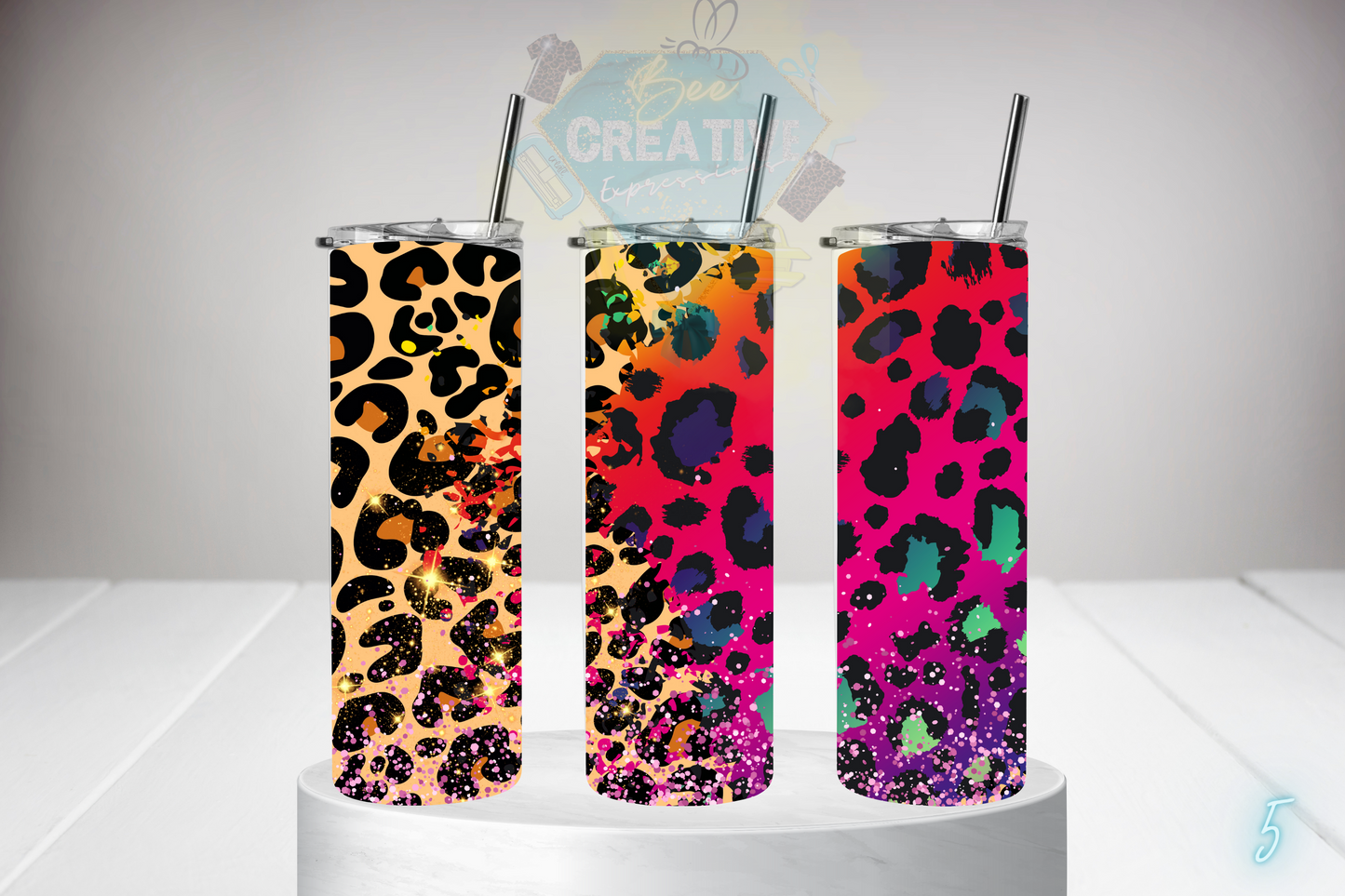 Leopard Print Tumblers