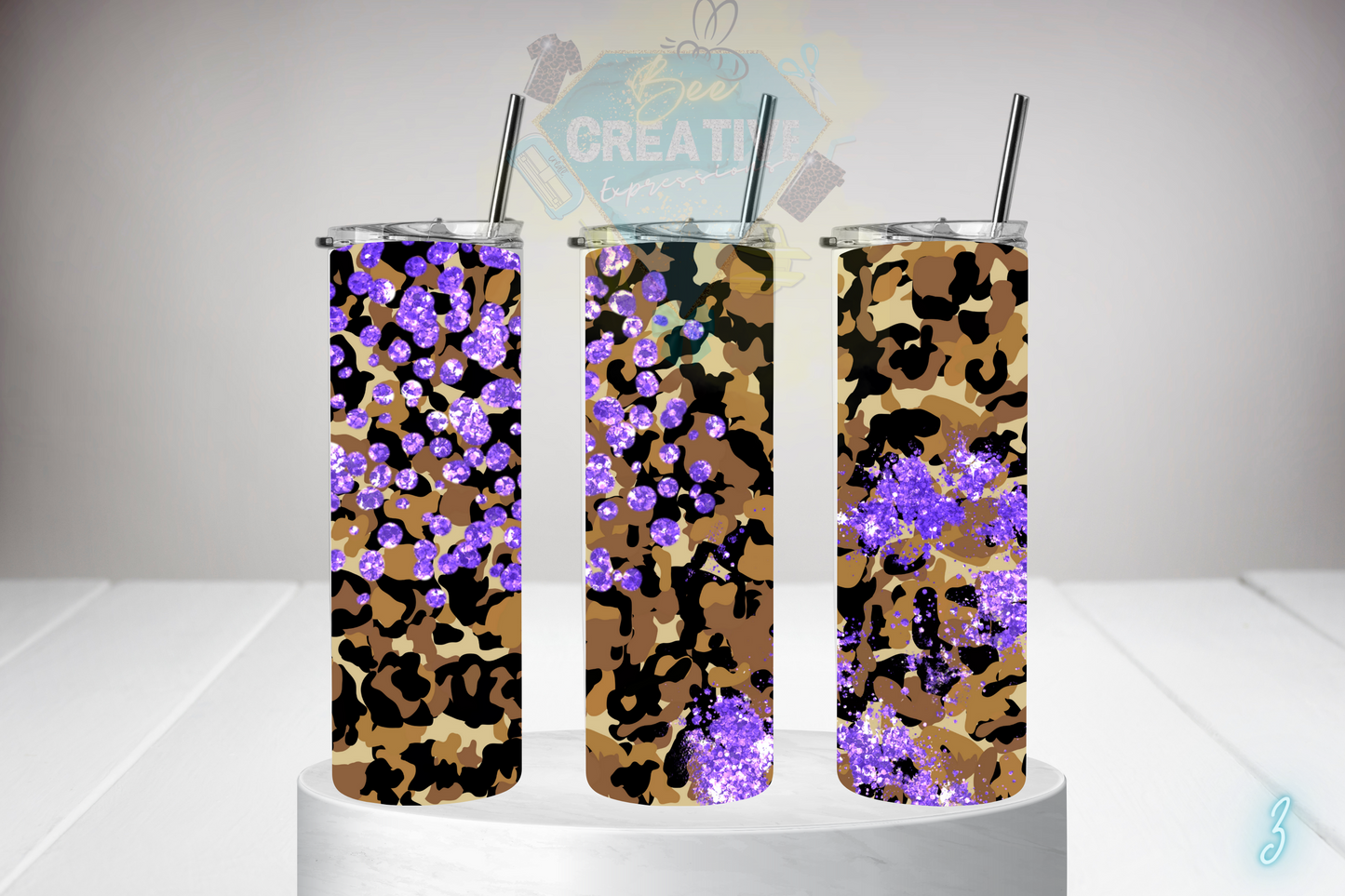 Leopard Print Tumblers